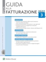 Guida alla Fatturazione – Marzo 2022