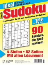 Ideal Sudoku – Nr 3 2022