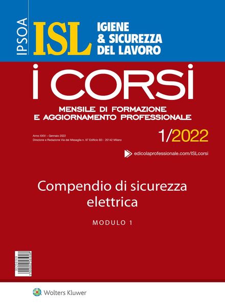 Igiene & Sicurezza del Lavoro Corsi – Gennaio 2022