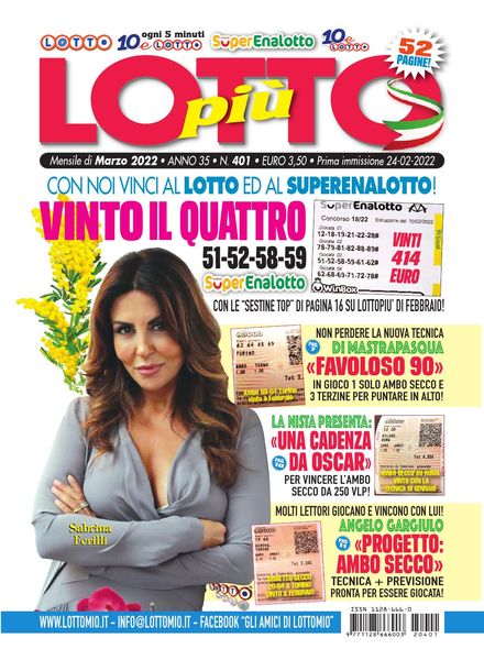 Lottopiu – Marzo 2022