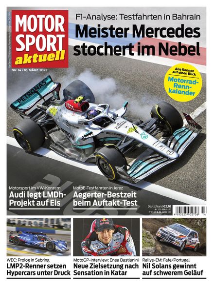MOTORSPORT aktuell – 16 Marz 2022