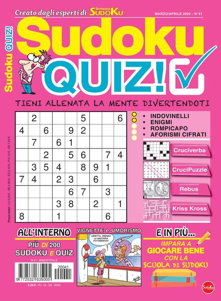 Sudoku Quiz – marzo 2022