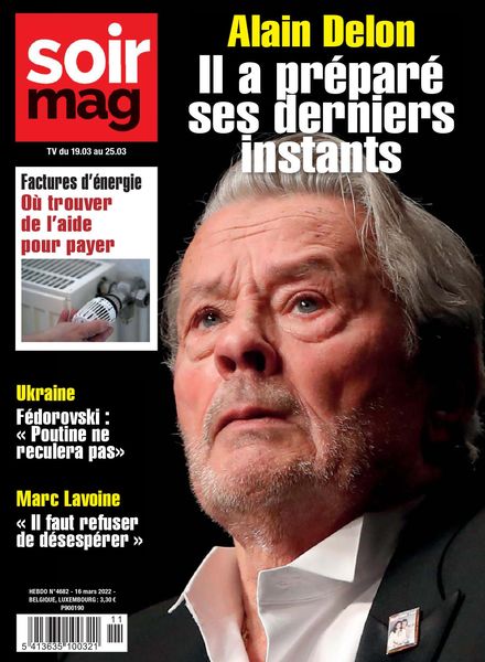 Le Soir Magazine – 18 mars 2022