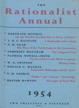 New Humanist – The Rationalist Annual 1954