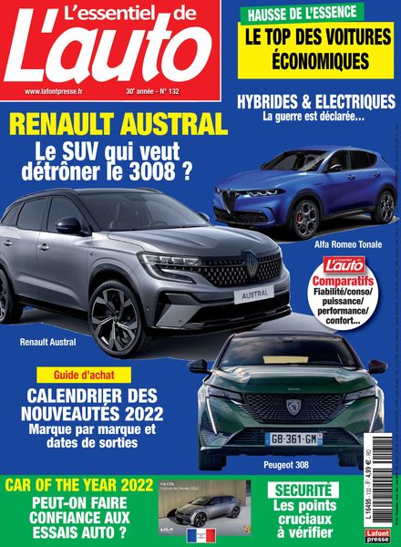 L’Essentiel de l’Auto – Avril-Juin 2022