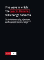 The Economist Intelligence Unit – Five ways in which the war in Ukraine will change business 2022