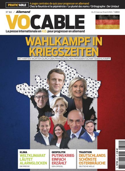 Vocable Allemand – 31 Mars 2022