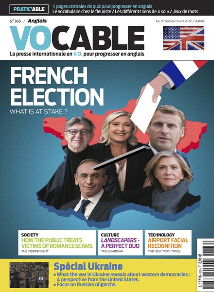Vocable Anglais – 31 Mars 2022