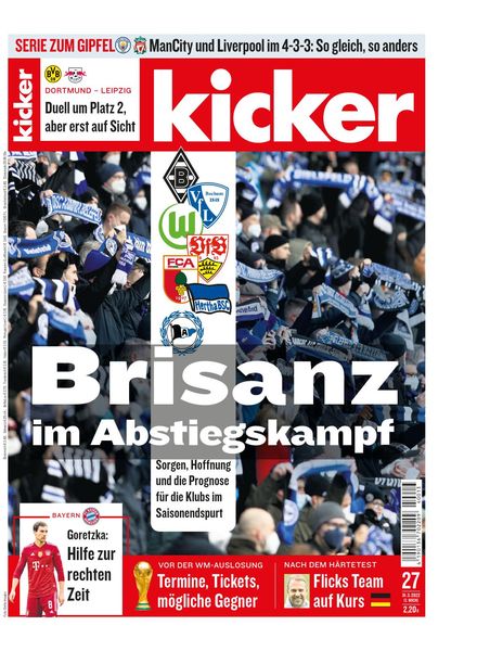 Kicker – 31. Marz 2022
