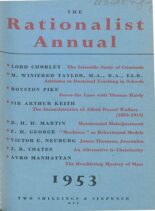 New Humanist – The Rationalist Annual, 1953