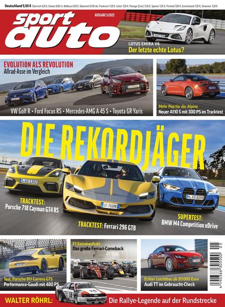 sport auto – 31 Marz 2022