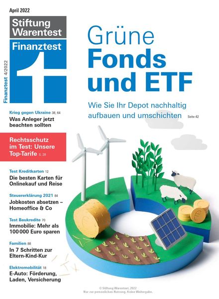 Stiftung Warentest Finanztest – April 2022