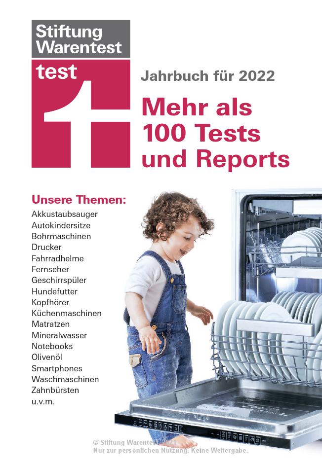 Stiftung Warentest Test Magazin – Jahrbuch 2022