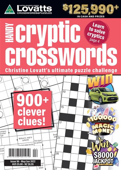 Lovatts Handy Cryptic – May 2022