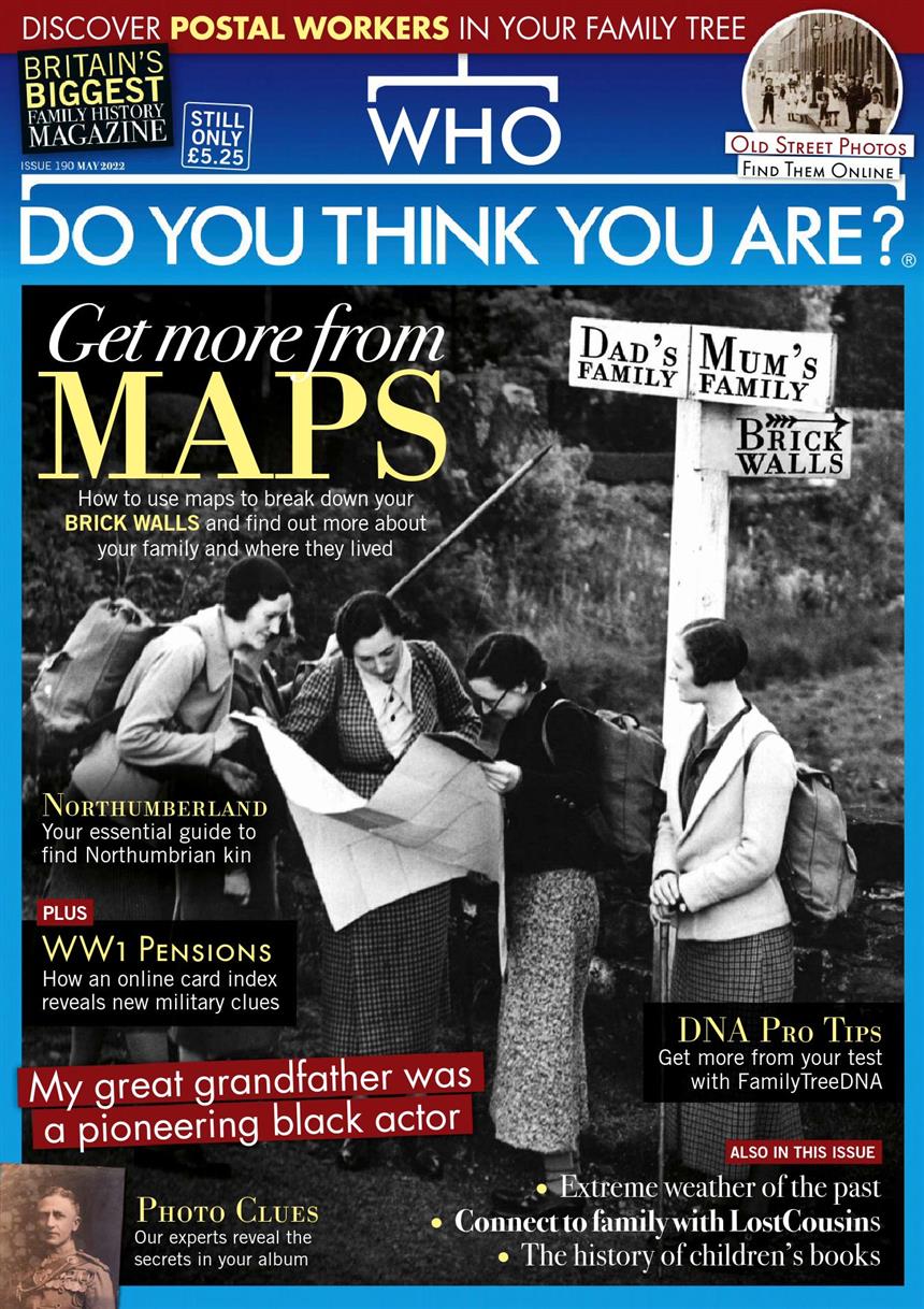 Who Do You Think You Are – May 2022