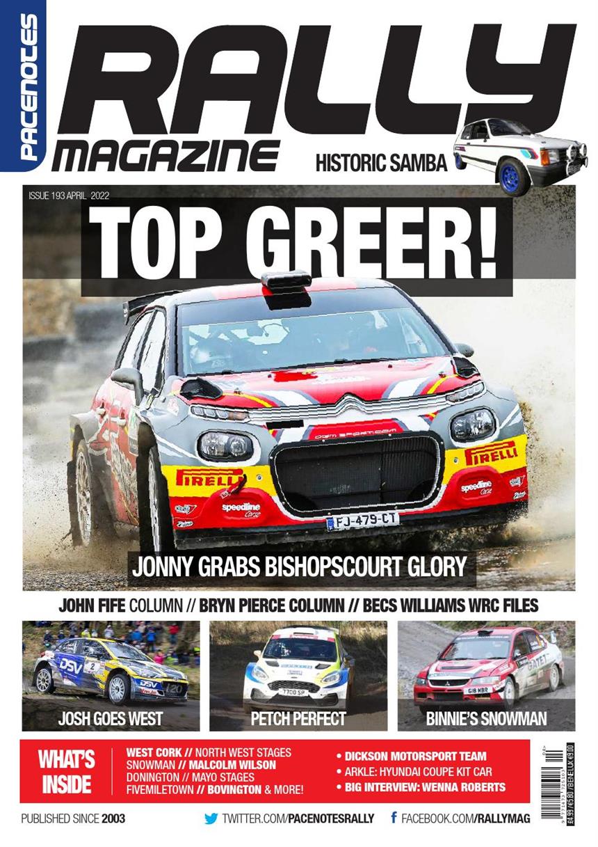 Pacenotes Rally Magazine – Issue 193 – April 2022