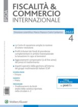 Fiscalita & Commercio Internazionale – Aprile 2022