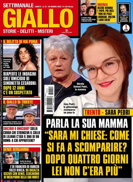 Giallo – 30 Marzo 2022