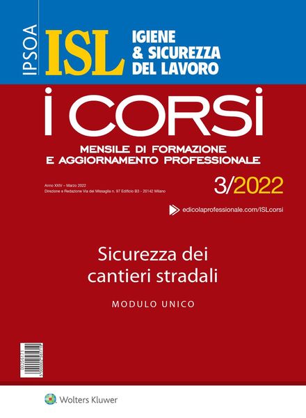 Igiene & Sicurezza del Lavoro Corsi – Marzo 2022