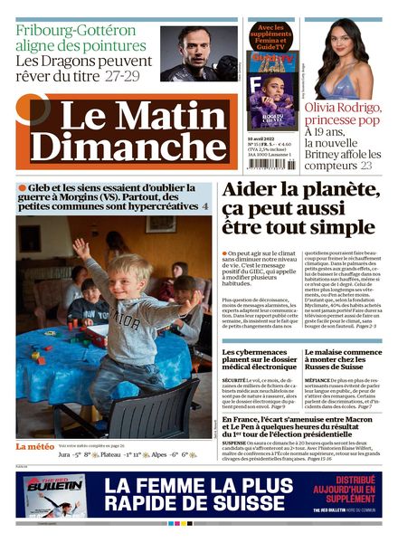 Le Matin Dimanche – 10 Avril 2022