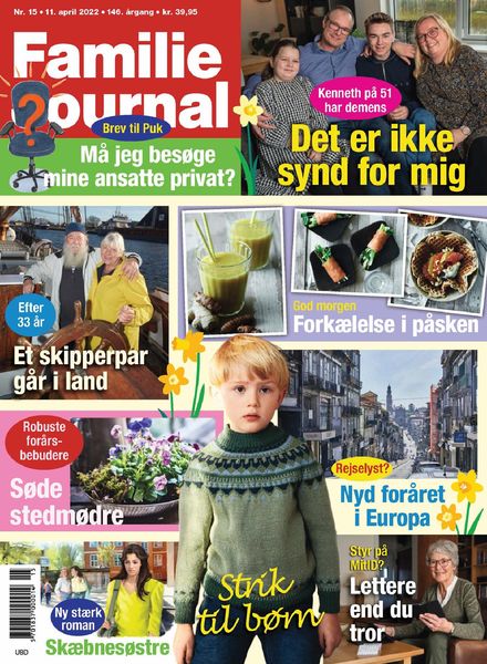Familie Journal – 11 april 2022