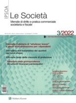 Le Societa – Marzo 2022