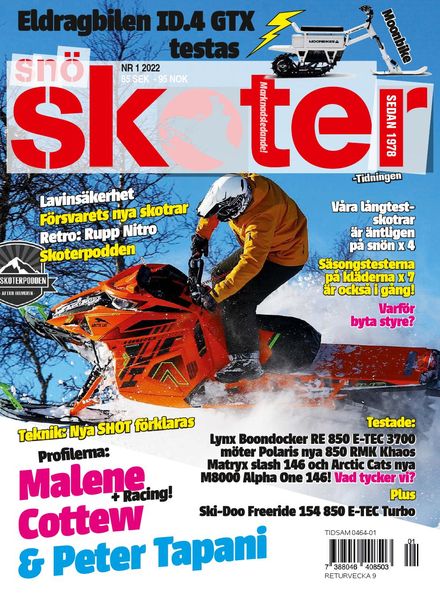 Tidningen Snoskoter – Nr 1 2022