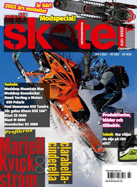 Tidningen Snoskoter – Nr 3 2021