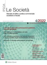 Le Societa – Aprile 2022