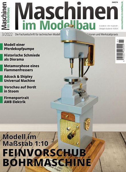 Maschinen im Modellbau – April 2022