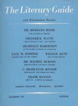 New Humanist – The Literary Guide December 1951