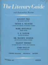 New Humanist – The Literary Guide November 1951