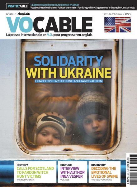 Vocable Anglais – 14 Avril 2022