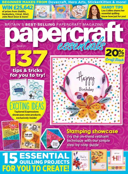 Papercraft Essentials – Issue 211 – April 2022