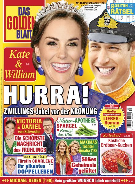 Das Goldene Blatt – 16 April 2022