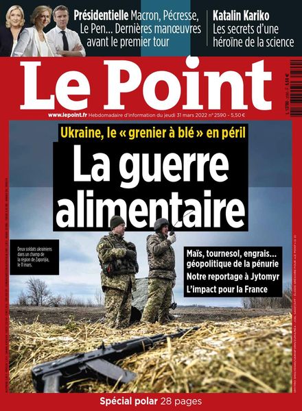 Le Point – 31 Mars 2022