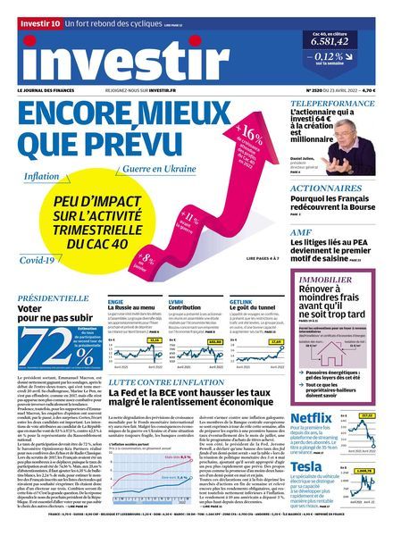 Investir – 23 Avril 2022