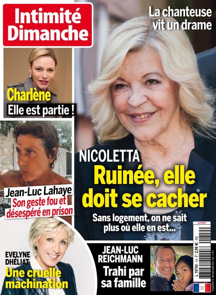 Intimite Dimanche – Mai-Juillet 2022