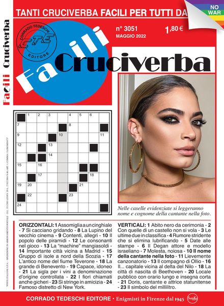 Facili Cruciverba – maggio 2022