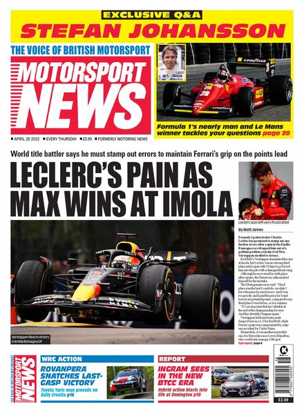 Motorsport News – April 28 2022