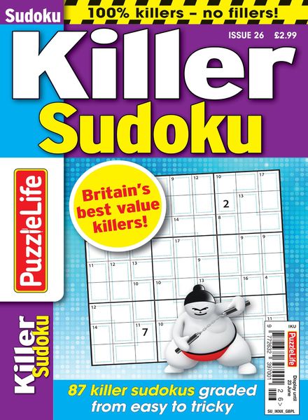 PuzzleLife Killer Sudoku – 28 April 2022