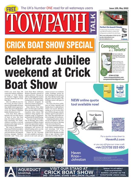 Towpath Talk – May 2022