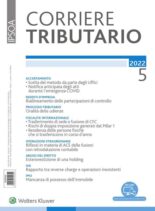 Corriere Tributario – Maggio 2022