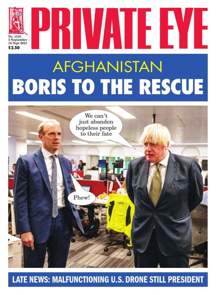 Private Eye Magazine – Issue 1555 – 3 September 2021