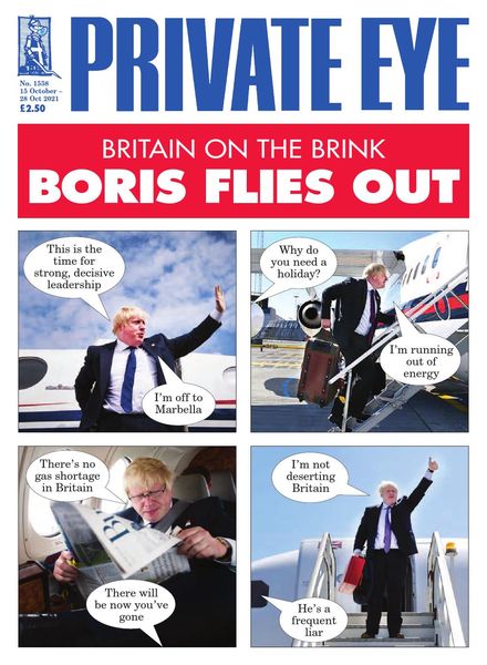 Private Eye Magazine – Issue 1558 – 15 October 2021