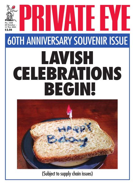 Private Eye Magazine – Issue 1559 – 29 October 2021