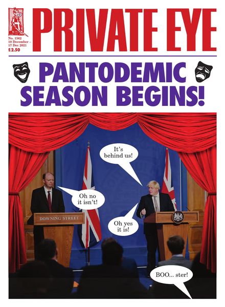 Private Eye Magazine – Issue 1562 – 10 December 2021