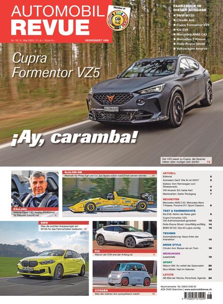 Automobil Revue – 05 Mai 2022