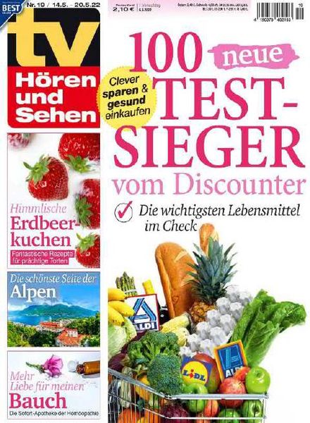 TV HOren und Sehen – 06 Mai 2022