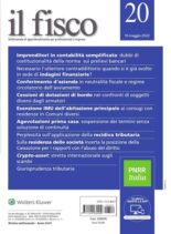 il fisco N20 – 16 Maggio 2022